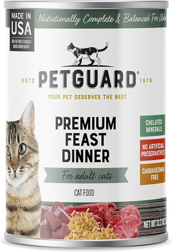 Premium Feast Dinner Wet Cat Food, 13.2-oz, case of 12