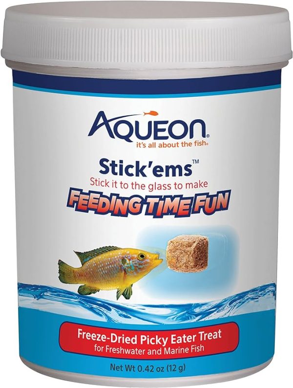 Aqueon Stick'ems Freeze-Dried Picky Eater Pet Fish Treat