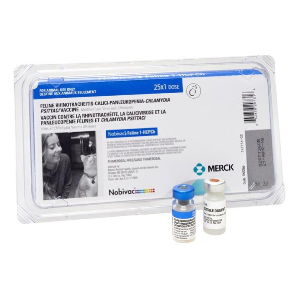 Nobivac Feline 1-HCPCh Vaccine, 25 single doses