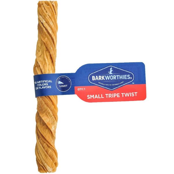 Barkworthies Dog Tripe Twist Dog Chew - Small