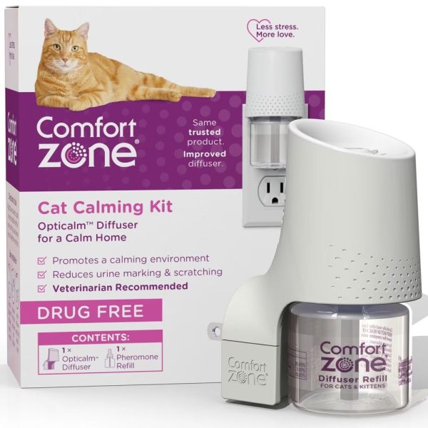 Comfort Zone Multi-Cat Calming Opticalm Diffuser Kit, 1-pack