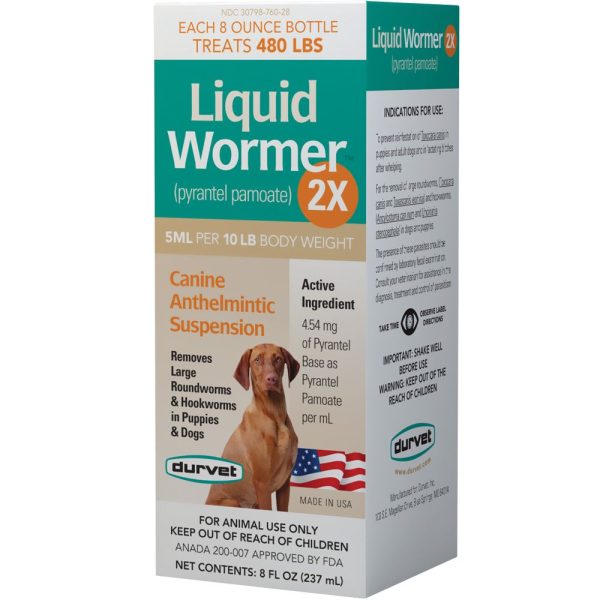 Durvet Liquid Wormer 2x, 8 oz