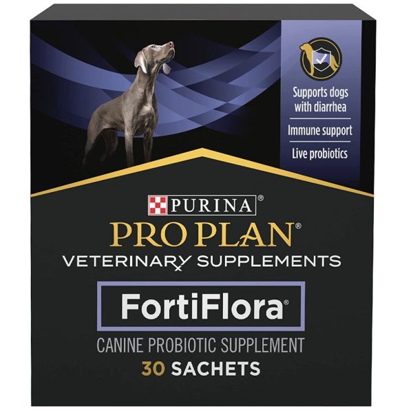 FortiFlora CANINE Nutritional Supplement by Purina - Box of 30 (1 gram packets)