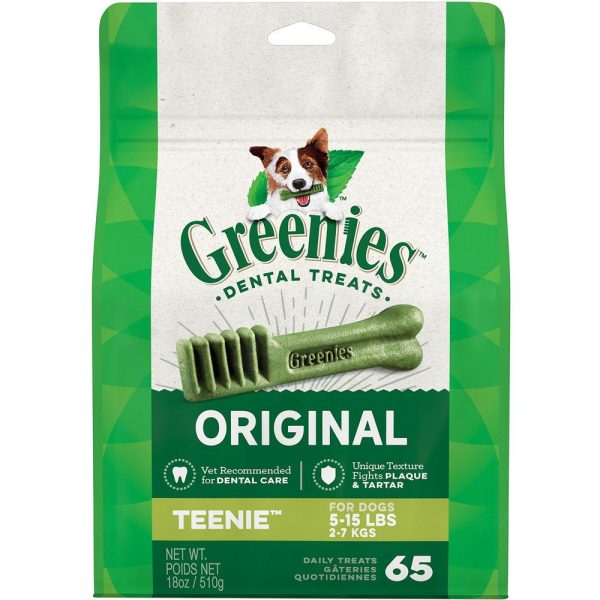 Greenies Teenie Dental Dog Treats (65 count)