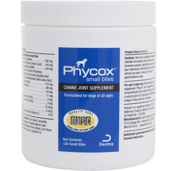 Phycox Small Bites Joint Supplement for Dogs, 120 Ct