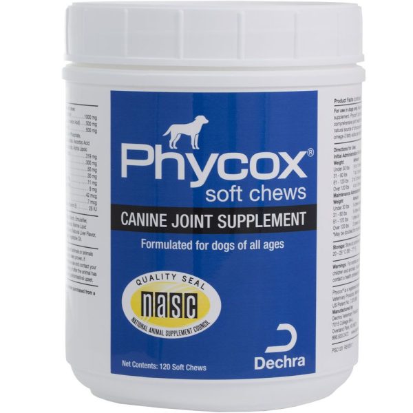 Phycox Soft Chews Joint Supplement for Dogs, 120 Ct